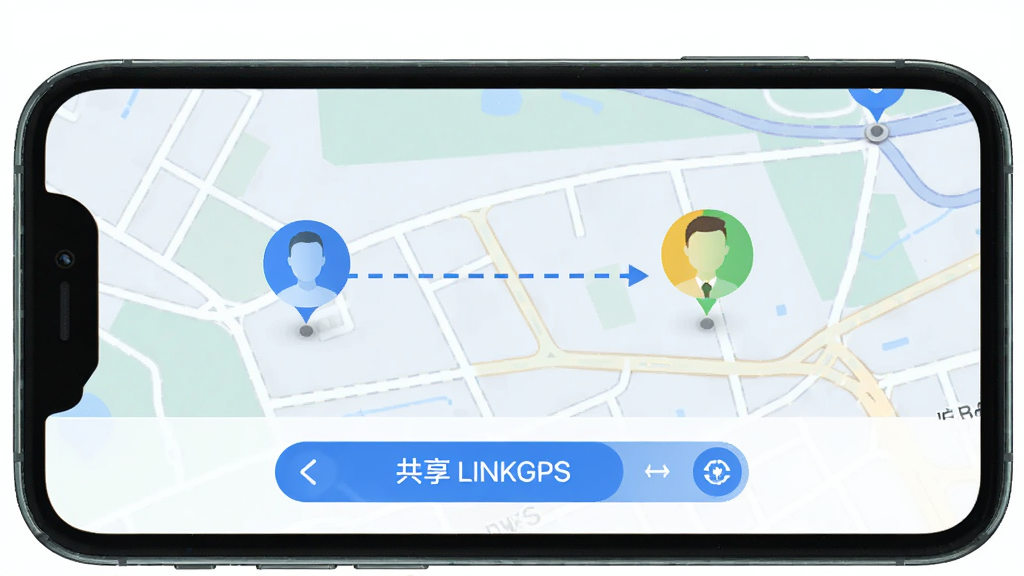 LINKGPSλ�ù������ܽ��棬�ֻ���Ļ��ʾ��ͼ����������ͬ��ɫ��ͷ���ǣ��м����������ӣ��ײ��й���ʱ������ѡ�������������������ɫ�����������������ʸɾ����޶���Ԫ��
