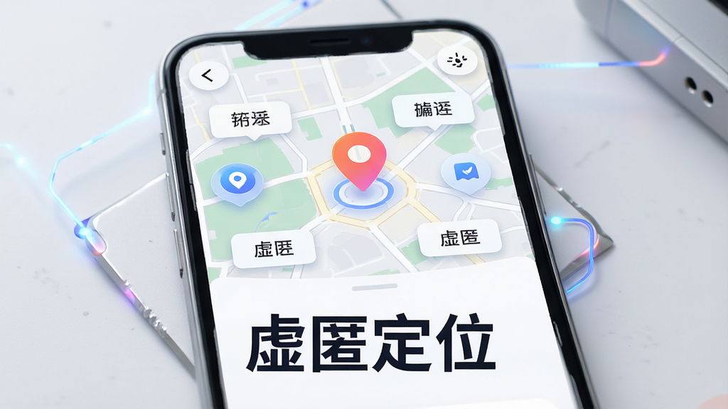 һ��չʾ���䶨λAPP����ȫò��ͼƬ���������ֻ���Ļ��ʾ���䶨λ�����棬����������һ�ŵ�ͼ����ͼ����һ����Ŀ�Ķ�λͼ�꣬��Χɢ���ż�����ݶ�λ��ť���ײ��ǡ����䶨λ���ĸ����֣����ּ�࣬�Ű�����������ִ��Ƽ��У�ϸ�ھ��£����ʸ��壬�ɾ����޶���Ԫ��