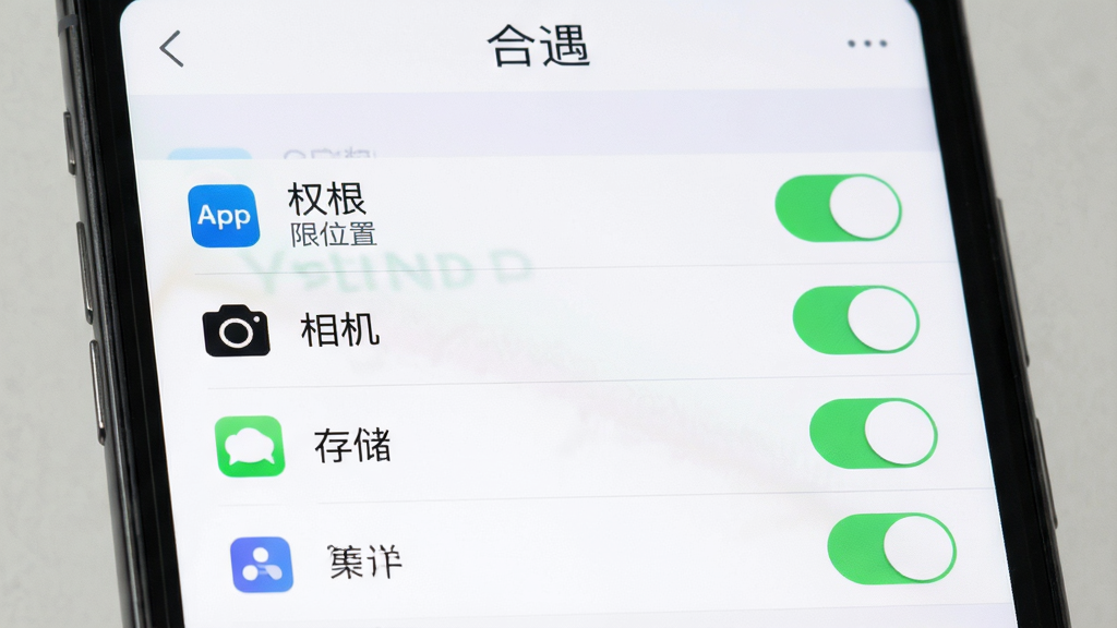 ����App��Ȩ�����ý��棬�������ֻ���Ļ������չʾλ�á�������洢��Ȩ�޿����б����Ű����룬���ϵͳ����ҳ��ϸ��ͼ�����������ʸɾ��޶���Ԫ�أ���Ļ�Ϸ���ʾ������������