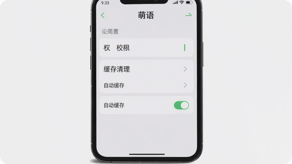 �ֻ���Ļ����ʾ�����App�����ý��棬��������Ȩ�޹����������������Զ�����Ŀ���ѡ�������ǳ��ɫ������࣬���ʸɾ�