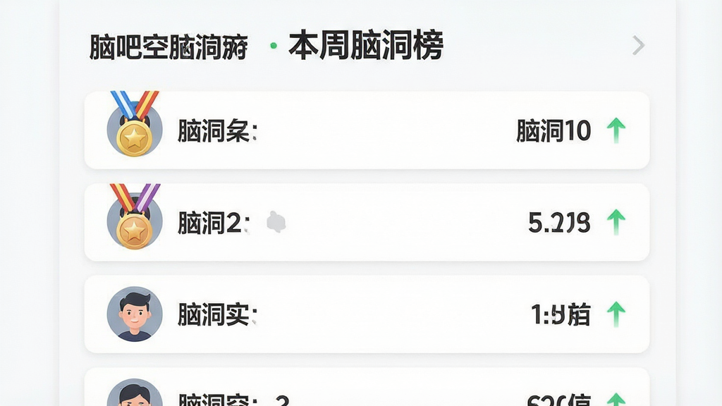 һ��չʾ���Զ����˰ɡ�App���а�����ͼƬ�����涥����ʾ�������Զ��񡱣��·����û�ͷ����ǳƵ��б���ǰ�����н���ͭ��ͼ�꣬�Ҳ���ʾ�Զ�ֵ������������ͷ�������Ǽ��İ�ɫ��Ƭʽ���֣�����ִ���ƽ��ϸ�����������ʸɾ��޶���Ԫ��