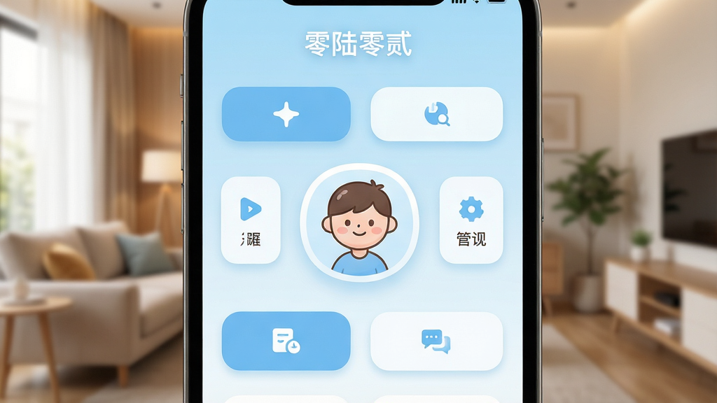 һ���ֻ���Ļ�ĸ�����д����Ļ����ʾ�š���½�㷡��APP����ˬ�����棬�����Ե���ɫ�Ͱ�ɫΪ�����м���һ��Բ��Ŀ�ͨͷ��ͼ�꣬��Χ�����ż������Ĺ��ܰ�ť���������黯���ִ��Ҿӻ����������ܰ�Ƽ��У�ϸ�����������ʸɾ����޶���Ԫ��