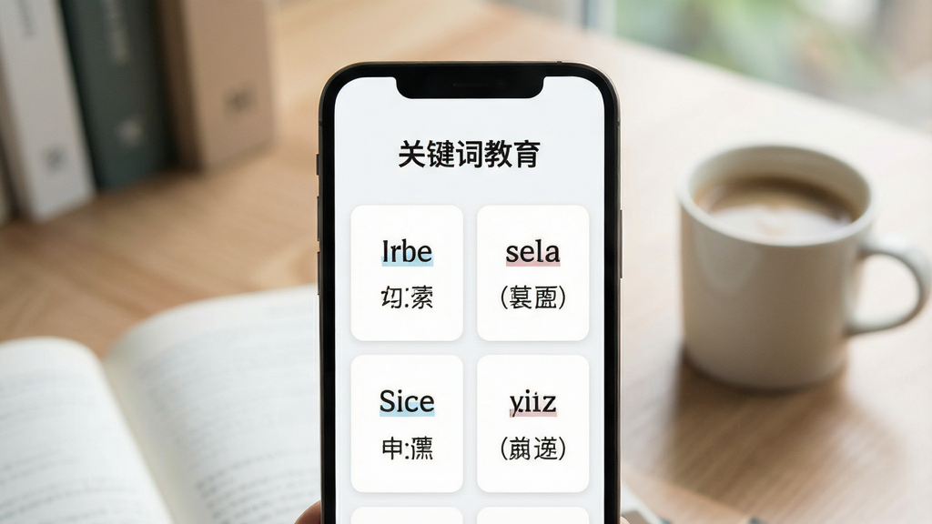 һ��չʾ�ؼ��ʽ���App���Ľ����ͼƬ�������������ֻ���Ļ����Ļ����ʾ�Źؼ��ʽ���App�ĵ���ѧϰ���棬�Ϸ��С��ؼ��ʽ������ĸ��֣���������Ӣ�ĵ��ʺ��������忨Ƭ��������������һ�����ȣ�������¼�Լ�����ʸɾ����޶���Ԫ��