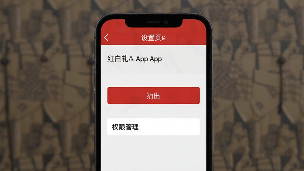 �����App����ҳ�棬�ֻ���Ļ��ʾ������ť��Ȩ�޹���ѡ����沼�����������ֱ�ǩ��ȷ�������ʵ�ã����ʸɾ��޶���Ԫ��