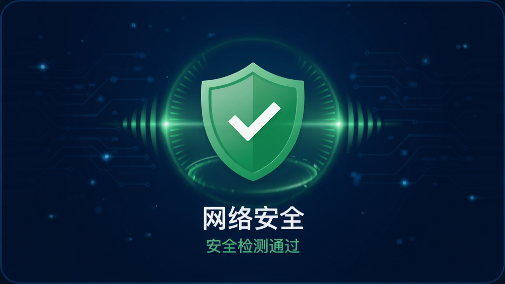 ����wifi����������ȫ��⹦�ܽ��棬��Ļ������һ����ɫ�Ķ���ͼ�꣬��������һ����ɫ�ĶԹ���������Χ������ɨ���Ч���·���������ʾ�����簲ȫ���͡���ȫ���ͨ����������������ɫ�Ƽ��з�񣬲��ּ�࣬���ʸɾ��޶���Ԫ�ء�