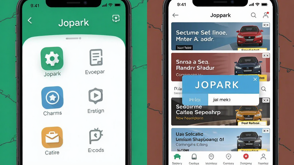 JoparkӦ����������ĳͣ����������Ա�ͼ�����Jopark����ɾ�ֻ�й���ͼ�꣬�Ҳ�ĳ�������沼��������͵������Ӿ��Ա�ǿ�ң���ƽ����񣬻��������ɾ�