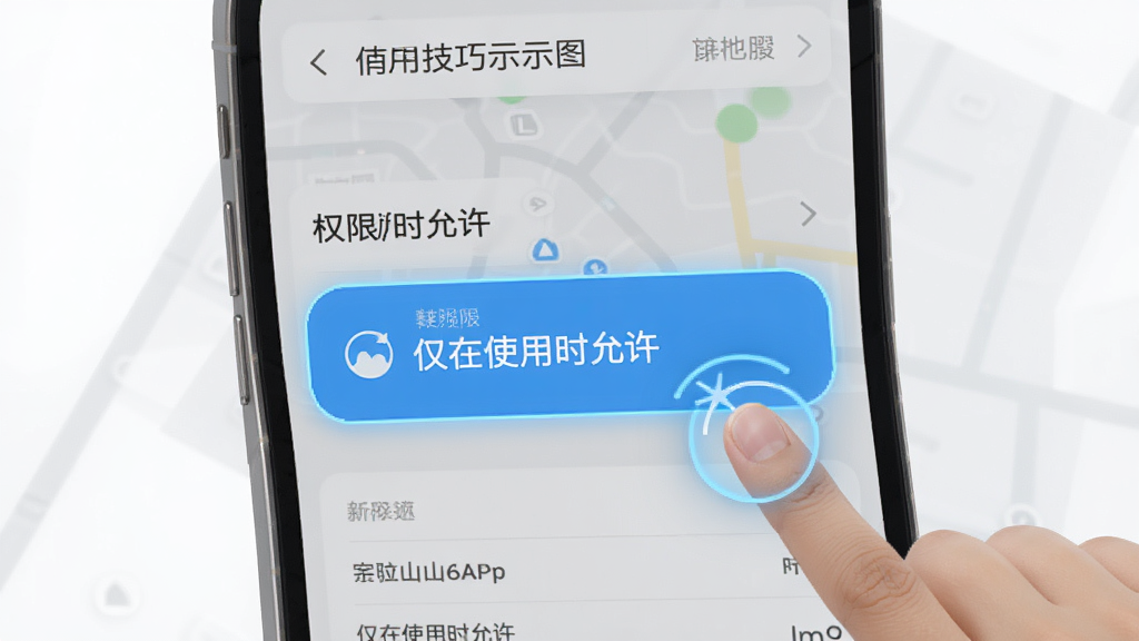 ����ɽAPPʹ�ü���ʾ��ͼ���ֻ���Ļ��ʾȨ������ҳ�棬���ж�λȨ�޸�����ע������ʹ��ʱ���������Ա�����ָ����Ķ���Ч����������ǳ��ɫ���ò˵��������Ƽ��У����������ɾ��޶���Ԫ��