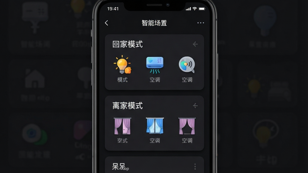 һ��չʾ������App�����������ý������ͼ���������ֻ���Ļ����Ļ����ʾ������App�����ܳ����༭ҳ�棬ҳ�����С��ؼ�ģʽ���͡����ģʽ���Ŀ�Ƭ����Ƭ�ϴ��еƹ⡢�յ���������ͼ�꣬����Ϊ�����б����Ű����룬���Ϊ�Ƽ���Լ�磬ϸ���Ͽ�Ƭ����΢��Ӱ��ͼ��ɫ�����������ʸɾ��޶���Ԫ�أ�����Ϊ��ɫģʽ��