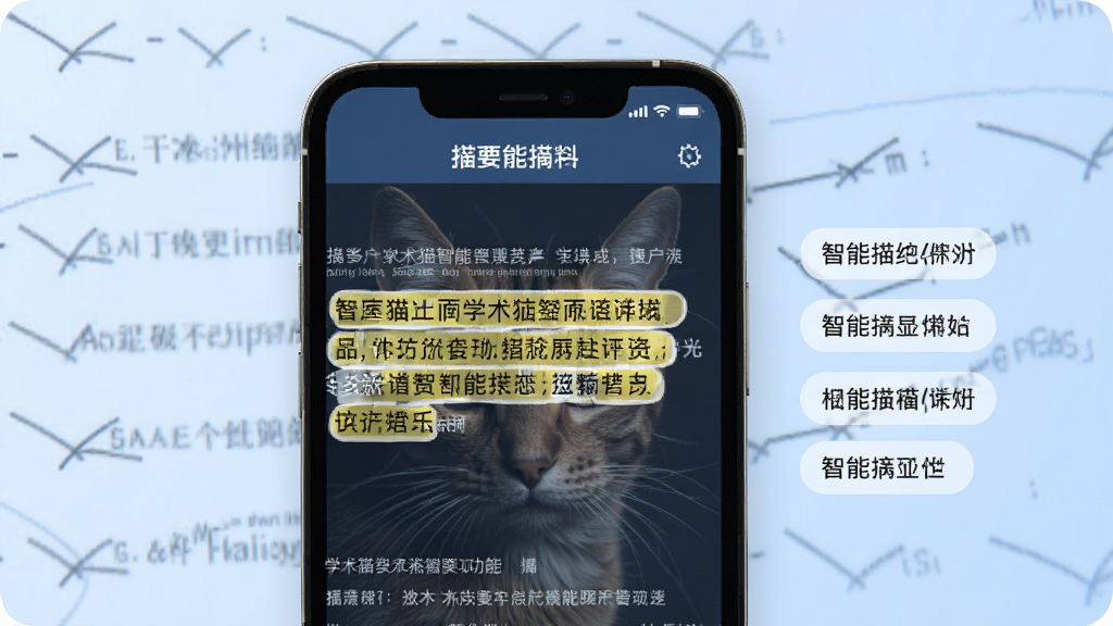 ѧ��è����ժҪ���ܽ��棬�ֻ���Ļ��һƪ���ĵ�ժҪ���ֱ�������ע���Ա��м���Ҫ��������ǩ�������ǵ���ɫ���䣬���ѧ����ˬ�����ʸɾ����޶���Ԫ��