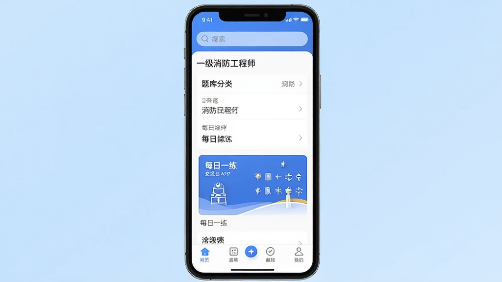 ������ APP ������չʾ���ֻ���Ļ���У�����Ϊ�ɾ���ǳ��ɫ���䣬��Ļ����ʾһ����������ʦ�������б���ÿ��һ����Ƭ�������������򣬵ײ�������������������ƽ�����ʸɾ��޶���Ԫ��