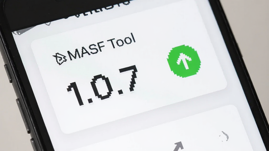 һ���ֻ���Ļ��ʾMASF Tool�İ汾������־���棬��������