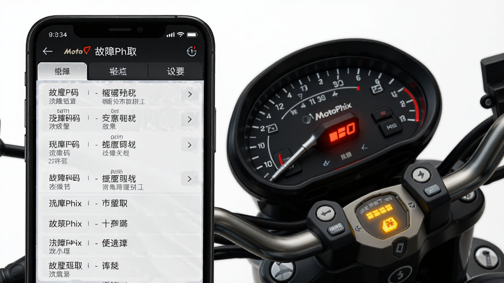 MotoPhix �������ȡ���棬�ֻ���Ļ��ʾ�������б������Ľ��ͣ��Ա�Ħ�г��Ǳ��̹��ϵ����𣬷����Ƽ��У������������޶���Ԫ��
