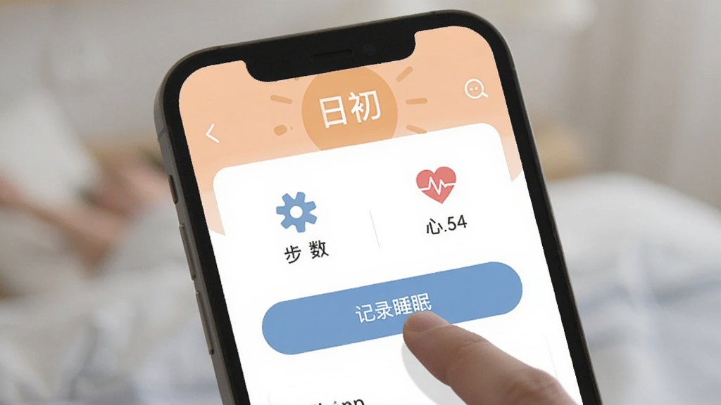 һ��չʾ���ճ���APP���ݼ�¼�����ͼƬ���ֻ���Ļ��д���������С��ճ����������û����ڵ������¼˯�ߡ���ť���Ա��м򵥵�ͼ���ʾ���������ʣ��������ƽ����ɫ����ͣ����ָɾ��������黯������������