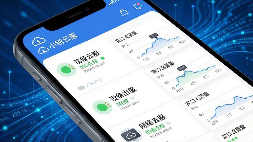 һ��չʾ��С���Ʒ���APP�ƶ�������Ѳ�칦�ܵ���ͼ��������һ���ֻ�����Ļ����ʾ���������豸�б���ÿ̨�豸�Ա�����ɫ������״ָ̬ʾ�ƺ�ʵʱ�Ķ˿���������ͼ�������ϣ��ֻ���Ļ����ռ�ݻ������壬�����ǳ������ɫ�����������Ϊ���ı�ƽ����ƣ��Ƽ���ǿ��ϸ���ϣ��豸���ƺ�״̬���������ɼ���ͼ����ƾ��¡�����Ҫ����塢�ɾ����޶���Ԫ�ء�