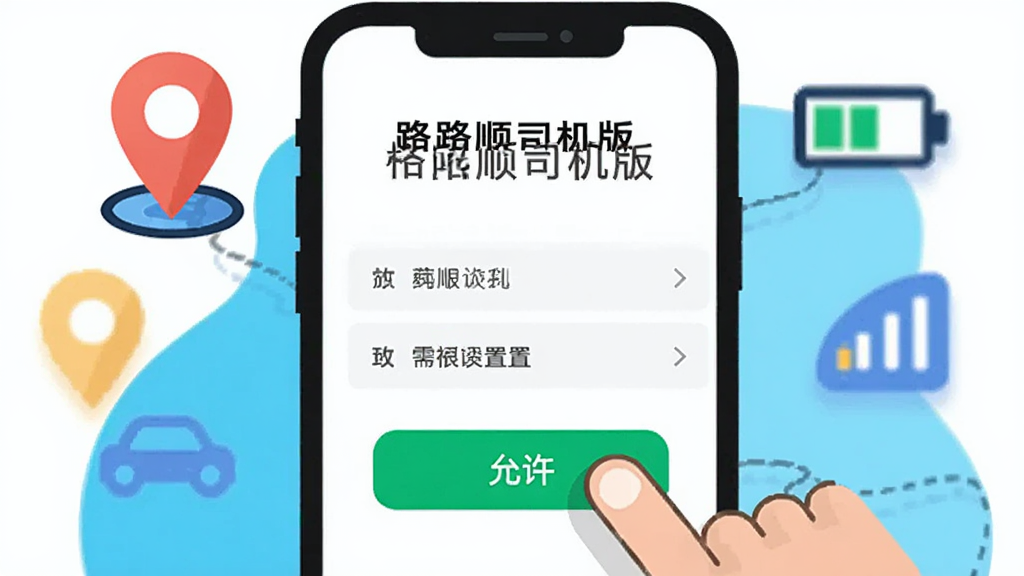 һ����Ϣͼ���Ĳ廭��������һ���ֻ���Ļ����ʾ��··˳˾���桱��Ȩ�����ý��棬�Ա��п�ͨ��ָ���ڵ������������ť�������ж�λͼ�ꡢ���ͼ����ź�ͼ��Χ�ƣ�����ƽ����ɫ�����������ʸɾ���������Ԫ��