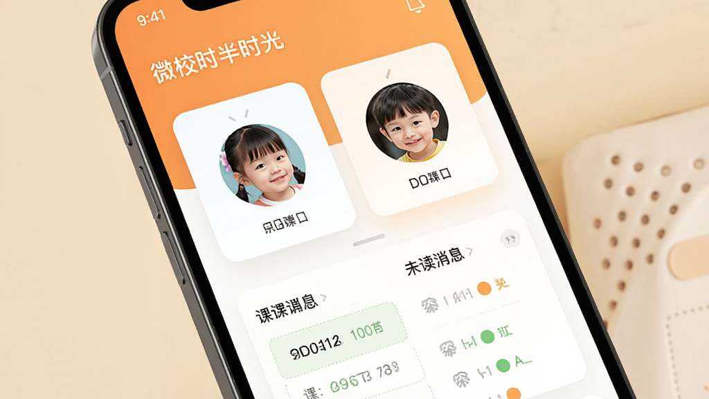 ΢Уʱ��ຢ�������棬�ֻ���Ļչʾ��������ͷ����л���Ƭ���·��ֱ���ʾ���ԵĿα���δ����Ϣ���������沼����������ɫ��ů�������С���У��������ִ���Լ�����ʸɾ�