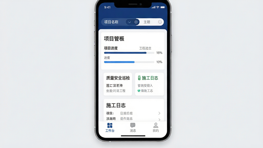 �ֻ���Ļչʾ��Դ�ǻ۹���App�����棬���������ǹ��̹������壬��ʾ��Ŀ��������������ȫѲ�쿨Ƭ��ʩ����־��ڣ�����������ɫ�Ͱ�ɫΪ��ɫ������������Ŀ�����л������ײ��������й���̨����Ϣ���ҵ�����ͼ�꣬�����Ǹɾ�����ǳ��ɫ������ִ������ƽ�������������ɾ��޶���Ԫ��