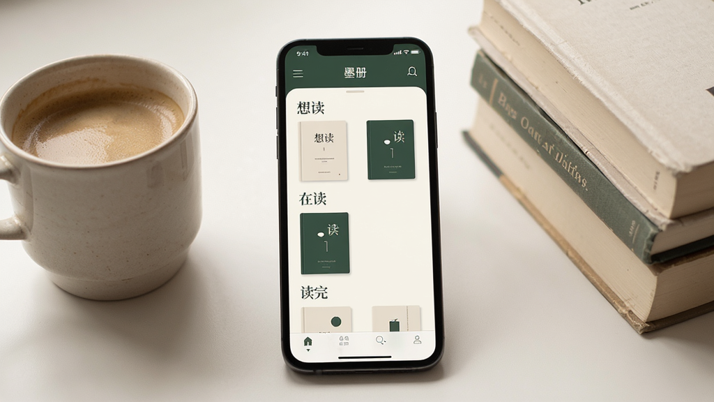 ī��App�鼮�鵵����չʾͼ��������һ���ֻ���Ļ��ʾī����鼮������棬��Ϊ������ڶ�����������������Ŀ��ÿ������м�Լ���棬������ǳɫ��������ī��ɫ��׺���ֻ��Ա���һ�����Ⱥ�һ��ʵ���飬�����ů��Լ������ϸ��ɾ����޶���Ԫ��