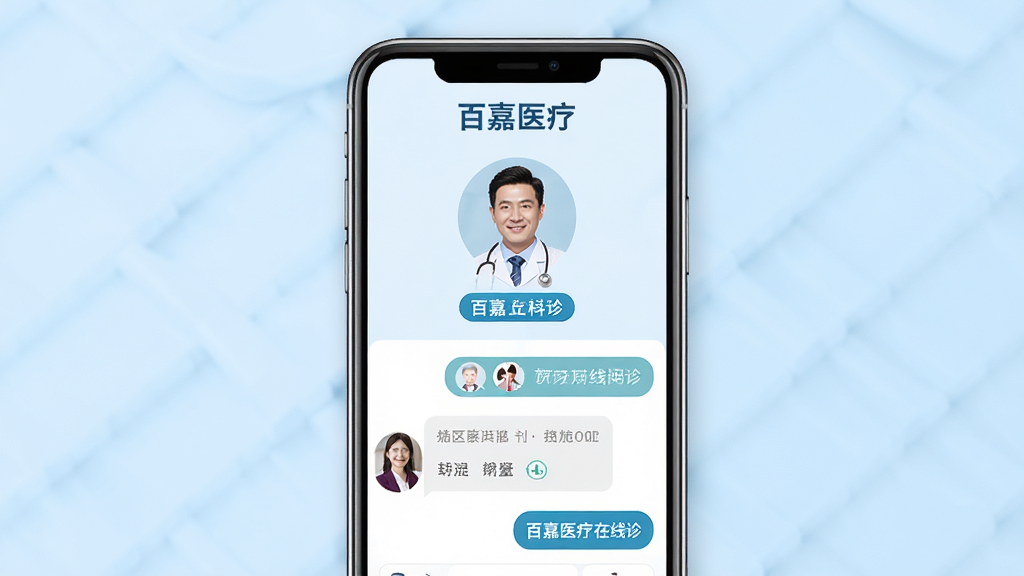 �ټ�ҽ������������棬�����������ֻ���Ļ����ʾҽ��ͷ��Ϳ��ұ�ǩ����Ļ�Ϸ��С��ټ�ҽ�ơ����ֱ�ʶ���·���ͼ�Ĺ�ͨ�Ի��򣬱���Ϊ��͵�ǳ��ɫ������Լ�ִ��������������޶���װ��Ԫ��