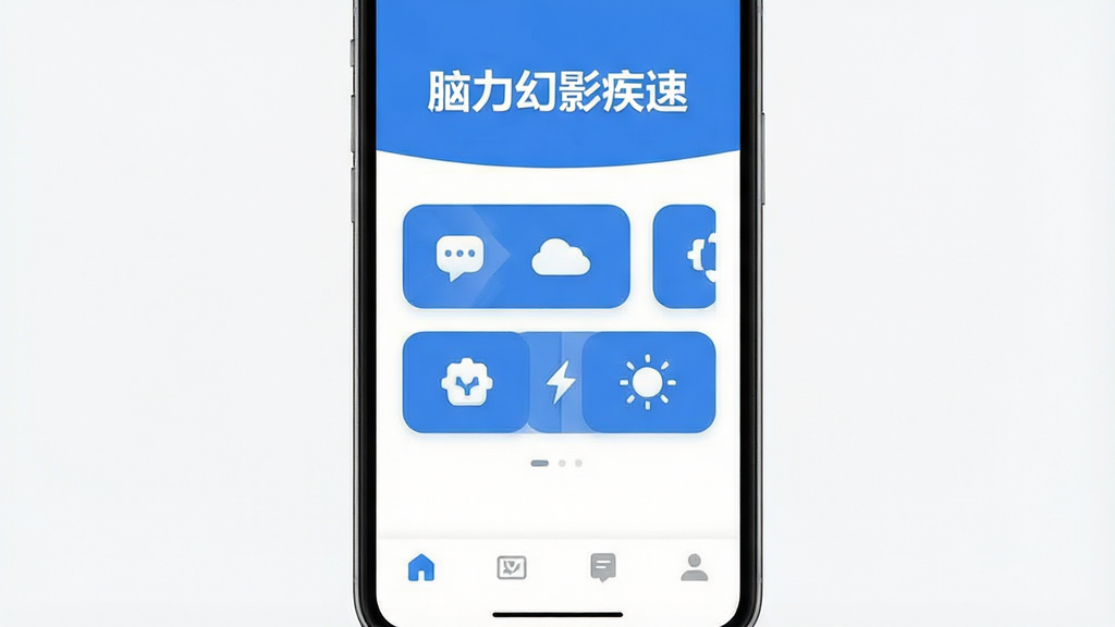 һ���ֻ�Ӧ�ý���Ľ�ͼ�����涥����ʾ��������Ӱ���١��������м��Ǽ���Բ�Ǿ��εĹؿ����ͼ�꣬�ײ��Ǽ��ĵ��������������������ɫ����������������ִ���ƽ�����ʸɾ����޶���Ԫ��