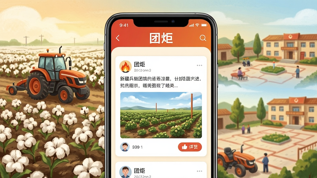 һ��չʾ���ž桱App�����������Ĳ廭���������ֻ���Ļ��ʾ���ž桱����ҳ�棬�Ϸ��С��ž桱��ʶ���·����û������Ķ�̬��Ƭ���������֡�ͼƬ�͵������۰�ť���������½������ų����ճ�������������������������㳡�������ůдʵ������������ϸ�ڷḻ�����ʸɾ����޶���Ԫ��
