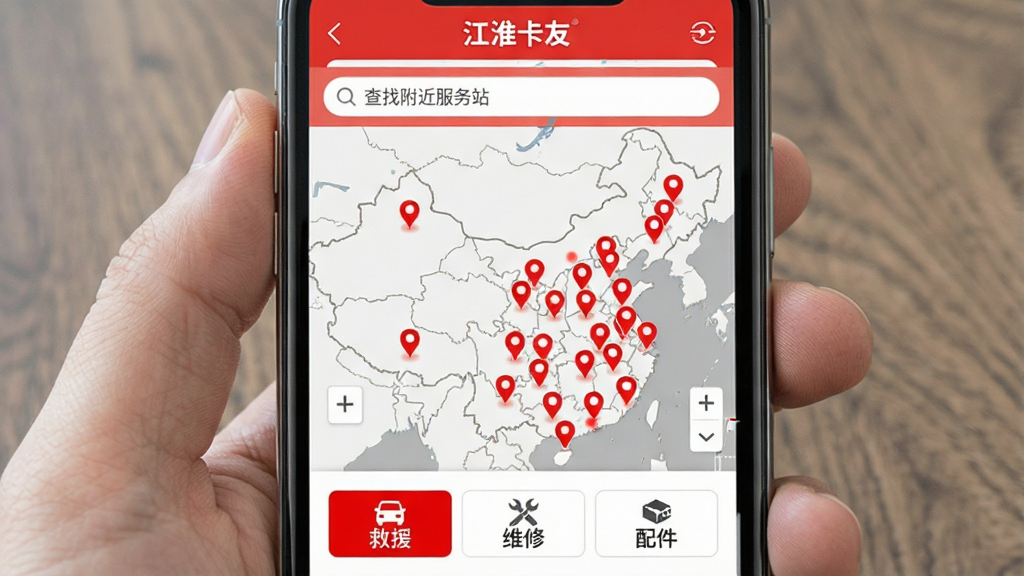 һ��չʾ���������ѡ�APP�ڷ����ͼ�����ͼƬ���������ֻ���Ļ����Ļ������ʾһ���й���ͼ����ͼ��ɢ���������ɫ�ķ���վ��ͼ�ꡣ��Ļ�Ϸ���������д�š����Ҹ�������վ�����·��С���Ԯ������ά�ޡ����������������ݰ�ť�������Ե�ͼΪ���ģ��Ű�ֱ�ۡ�������ִ���ʵ�á�ϸ���ϣ���ͼ����������ͼ�������Ŀ��������ǳ��ɫ�ĵ�ͼ��ͼ�������������ɾ����޶���Ԫ�ء�