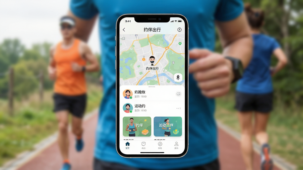 һ��չʾԼ������������Ľ�����ֻ�����ͼ�����������Ǵ�Լ�����APP���ֻ���Ļ����Ļ����ʾ�������ѵ�ͼͷ���б����˶�Լ�鿨Ƭ�������ǻ����ܲ������黯����������Ϊ�ֻ���APP���棬����Ϊ���й�ͼ���Ű���󷽣����Ϊ�ִ���ƽ���Ƽ��磬ϸ�����ֻ���ԵԲ����Ļ�����������ɼ���Լ����С����������ʸ���ɾ��޶���Ԫ��