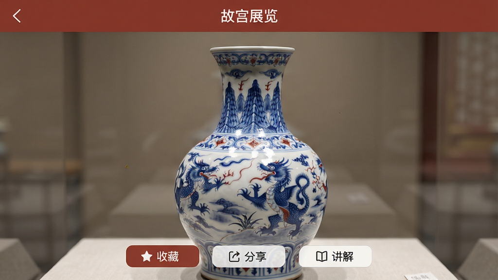 �ʹ�չ��App�ĸ�������չʾ���棬������һ����������໨��ƿ��ƿ��ϸ�������ɼ��������Ϸ��С��ʹ�չ����App�ĵ��������·����ղء�����������ȹ��ܰ�ť�����ּ�����ˣ����Ϊдʵ������Ⱦ��������ͣ�ͻ�������ʸУ����ʸɾ����޶���Ԫ��